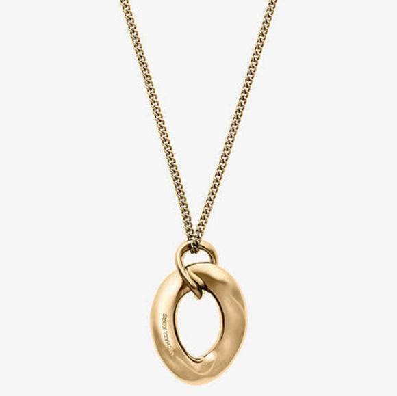 Michael Kors Jewelry - Michael Kors Curb Pendant Necklace
